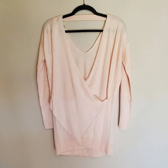 REVOLVE x VIMMIA Blush Pink Shavasana Reversible Sweater - Picture 4 of 8